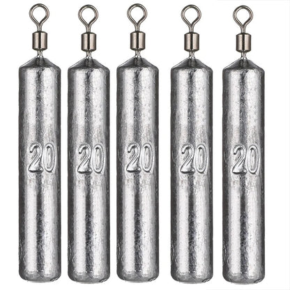 5pcs/lot 3.5g 5g 7g 10g 14g 20g Fishing Weight Sinker Weights