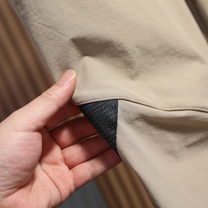 Lightweight Breathable Men's Summer Casual Pants Qui Dry Elastic Soft