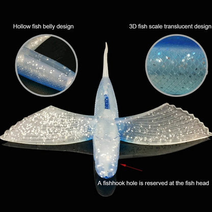 Soft Tuna Lure Flying Fish Artificial Bait