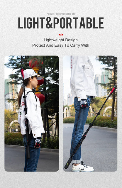 Kingdom Spinning Fishing Rods 102cm-152cm Casting Rod Protection Rope