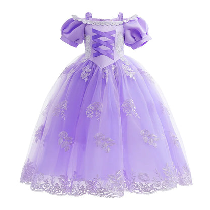 Disney Princess Rapunzel Girl Dress