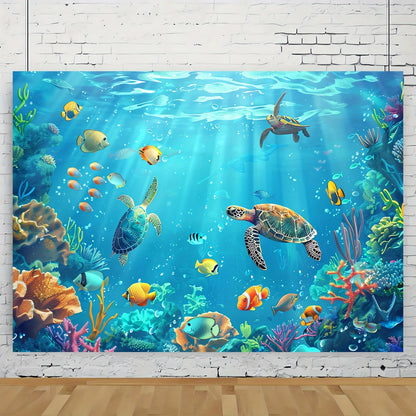 Underwater Party Background