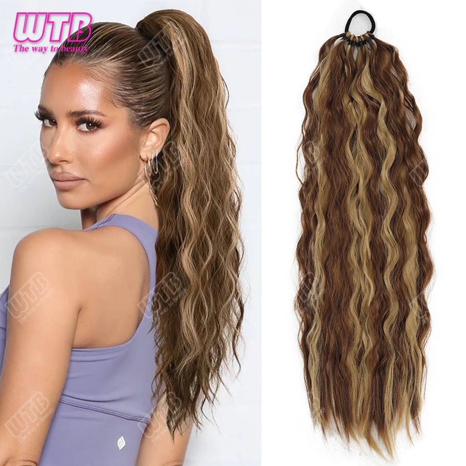 Synthetic braided wig