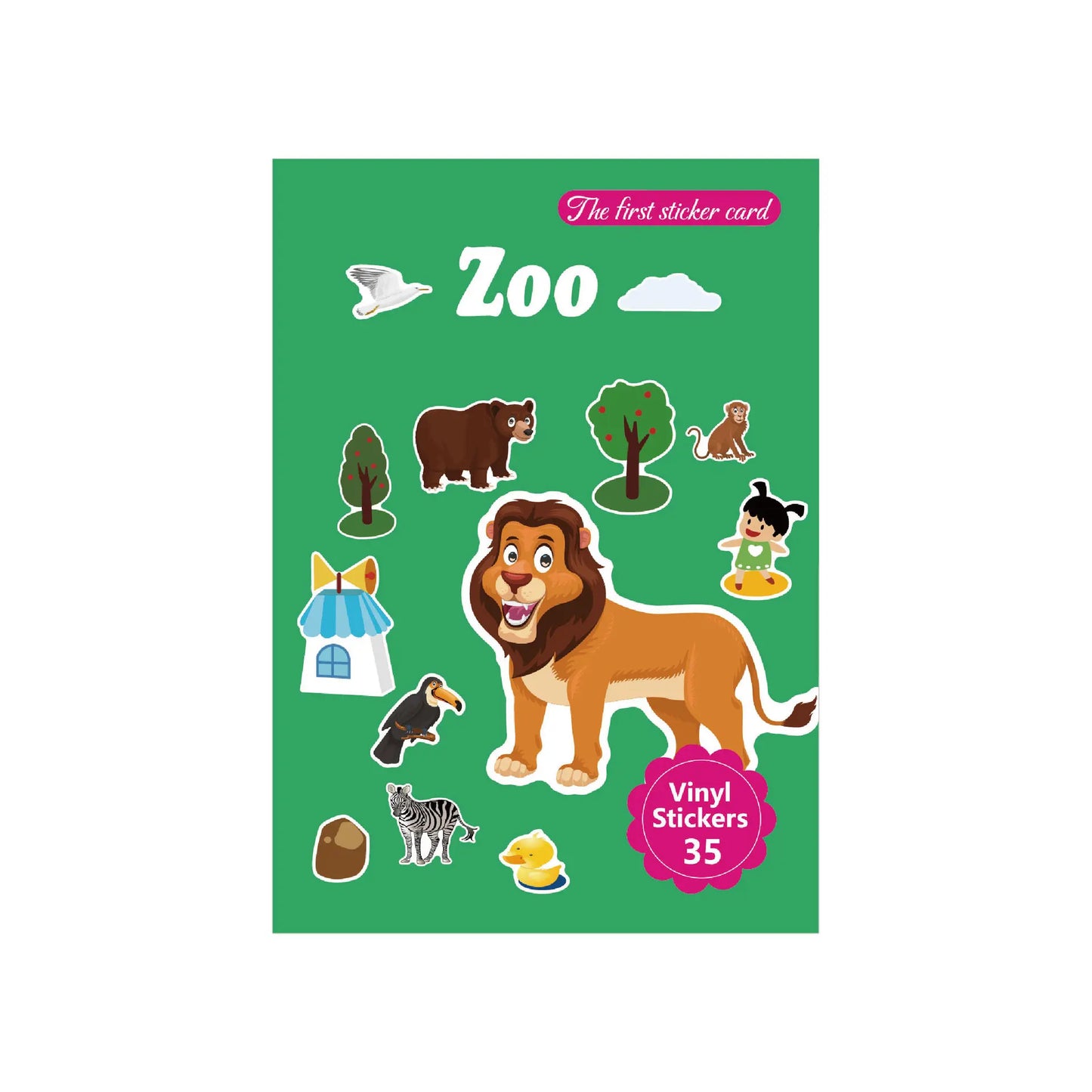 New Children Reusable Scene Cute Stickers