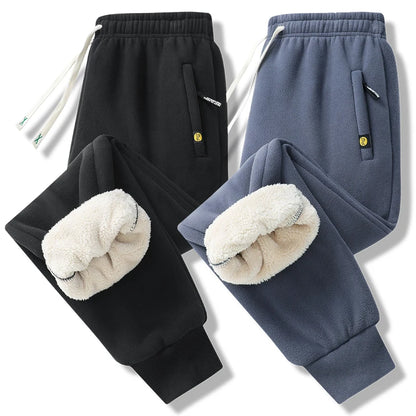 8XL Men Winter Warm Pants