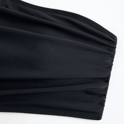 Single Shoulder Bikinis High wasted