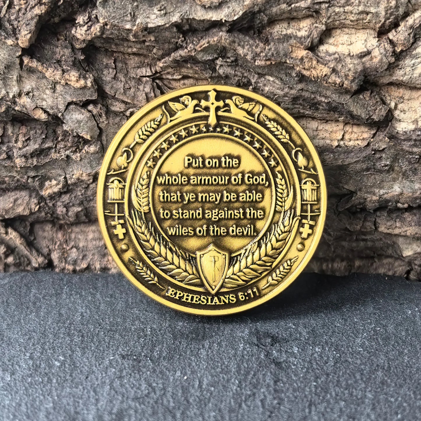 Armor of God Challenge Coin