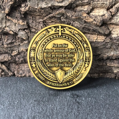 Armor of God Challenge Coin