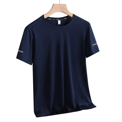 9xl Large Plus Size Quick Dry Short Sleeve T Shirt