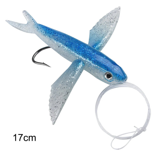 Soft Tuna Lure Flying Fish Artificial Bait