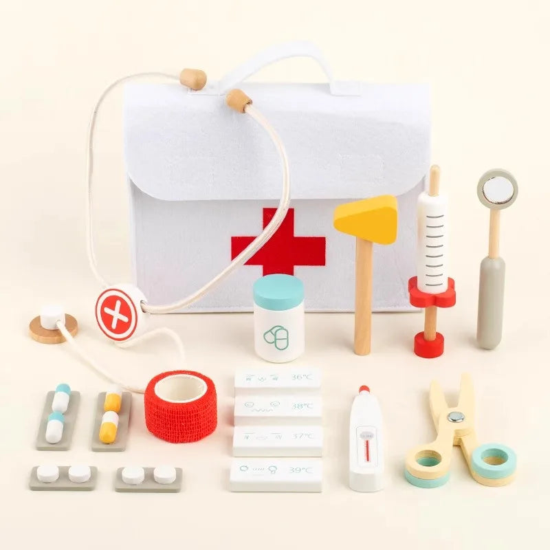 Wooden Doctor Kit For Kids,