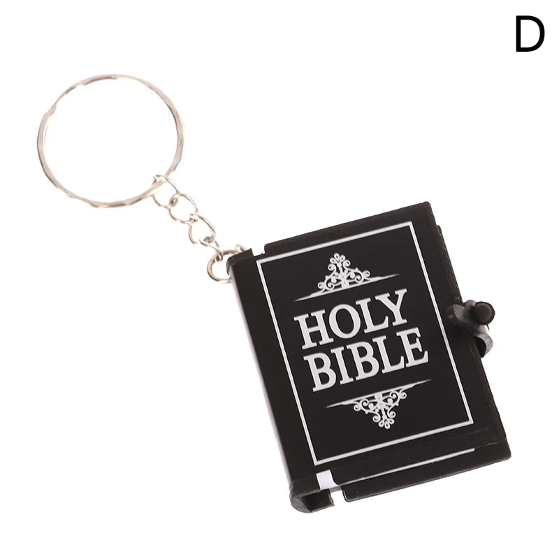 Mini Bible Keychain Book Pendant