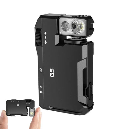 G5 LED C Flashlight 400Lumens Powerful Light Bulit-in Battery