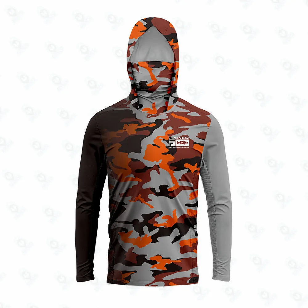 Fishing Shirts Men Sun Protection Hoodie