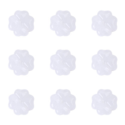 About20Pcs Glass Four Leaf Flower Beads Scattered Beads Handmade