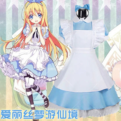 Cosplay Costume Lolita Dress Maid Apron F