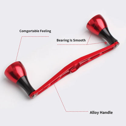 Ruke New Fishing Reel Handle Aluminium Alloy Length 140mm hole