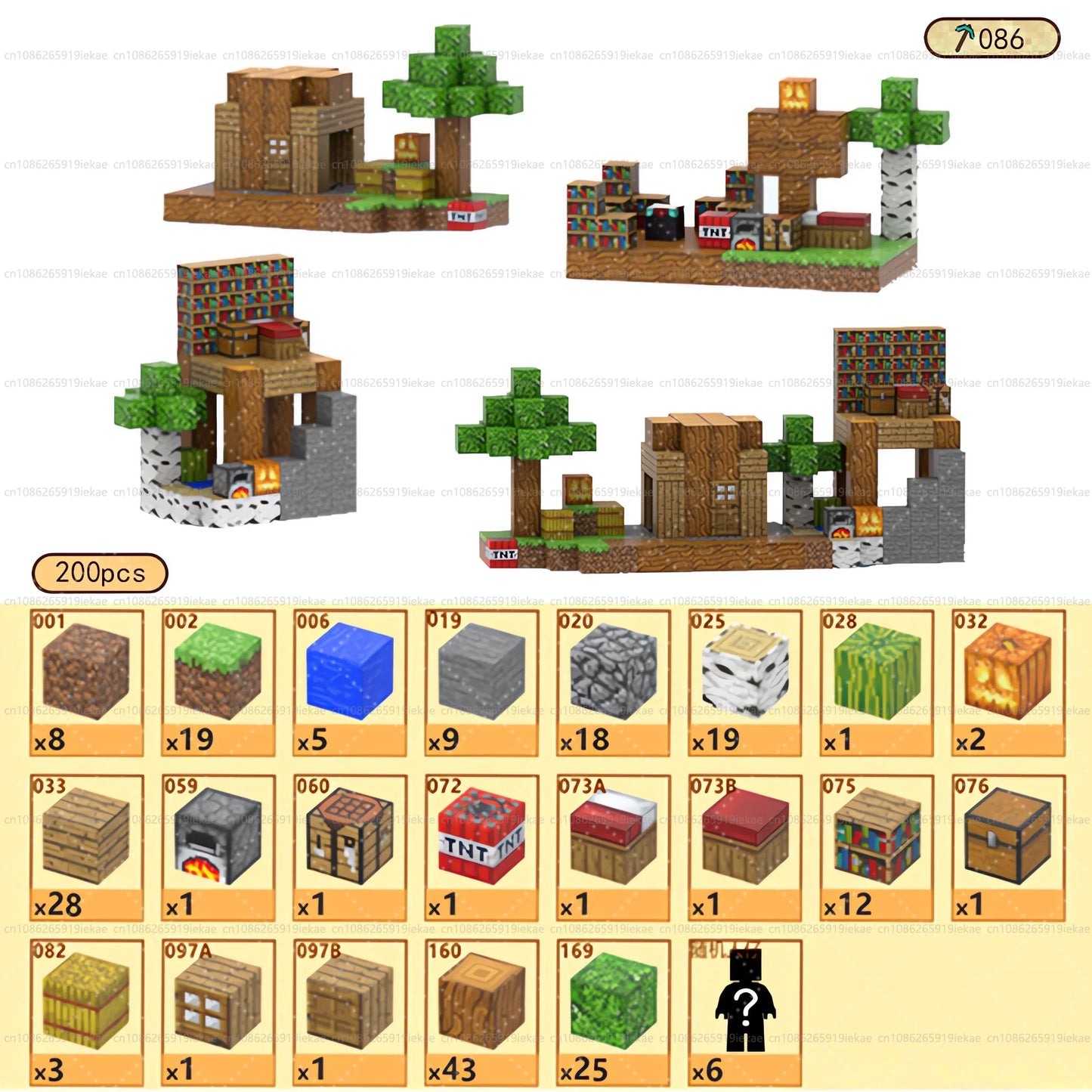 Minecraft Magnetic Building Blocks Mine World Magnet