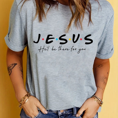 Jesus Print T-Shirt, Summer