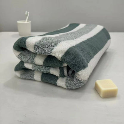 1-pack thick bath towel, strong water absorption and quick drying,