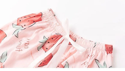 Flower Pajama Pants Summer Women's Loose