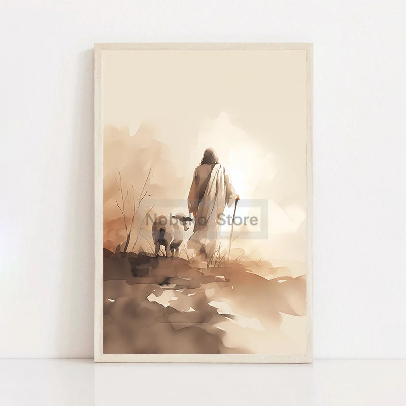 Modern Christian Jesus canvas