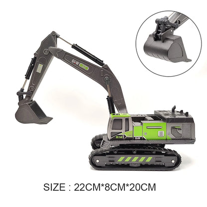 Alloy Tractor Kids Excavator Bulldozer Miniature crane