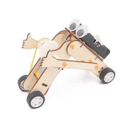 Kids DIY Robot Assembling Model Educational Material Kits Science