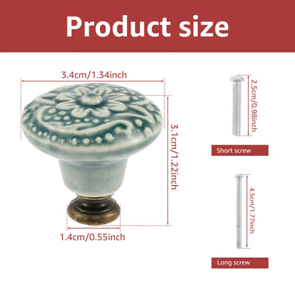 20PCS/Set Ceramic Cabinet knobs