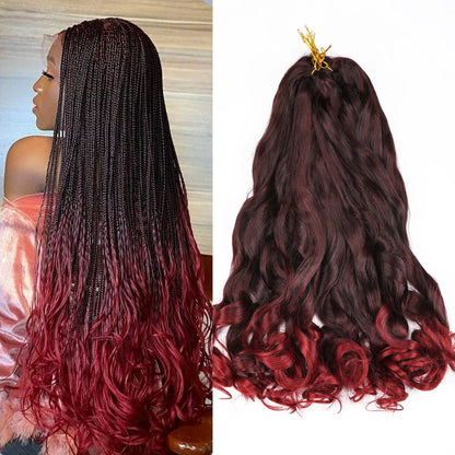 French Curly Crochet Braiding