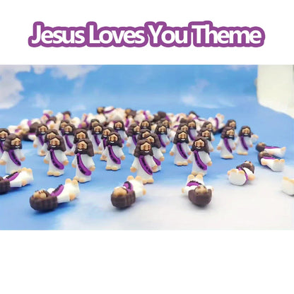 Jesus Loves You PVC Figurines