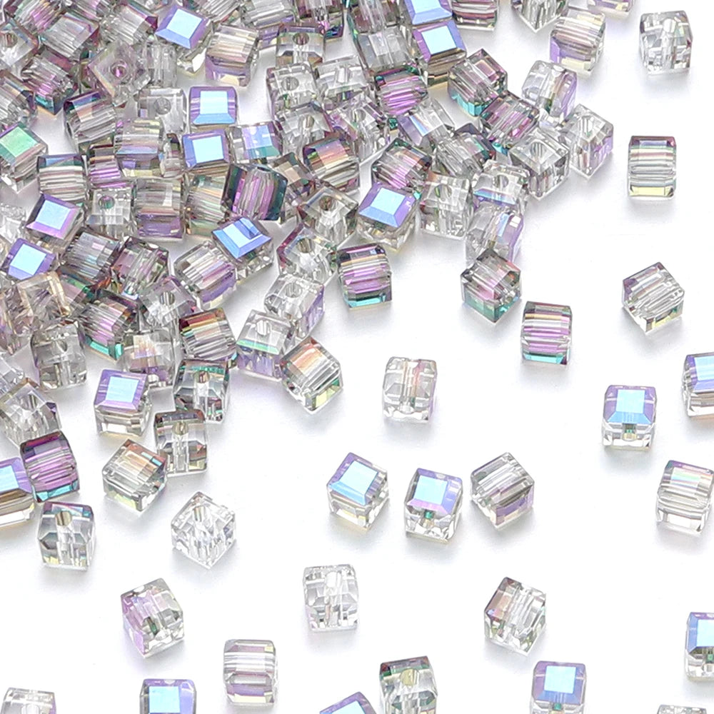 50pcs Glass Crystal Beads
