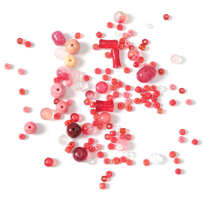 3-12mm 30g/bag Multicolor Mixed Glass Beads