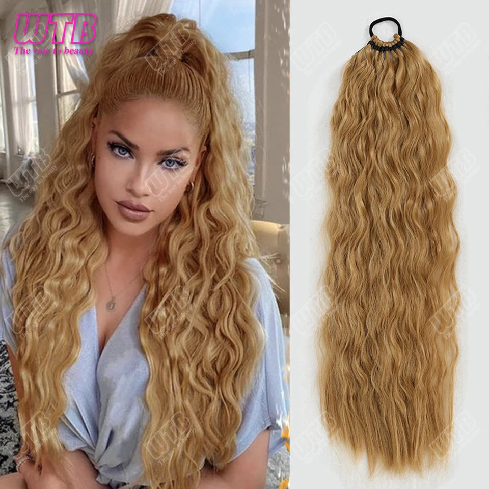 Synthetic braided wig