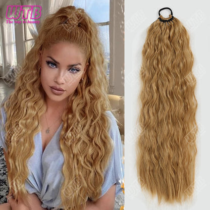 Synthetic braided wig