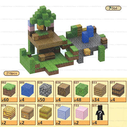 Minecraft Magnetic Building Blocks Mine World Magnet