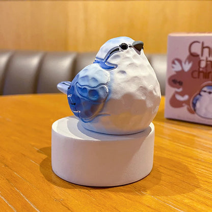 Handcrafted Resin Bird wood