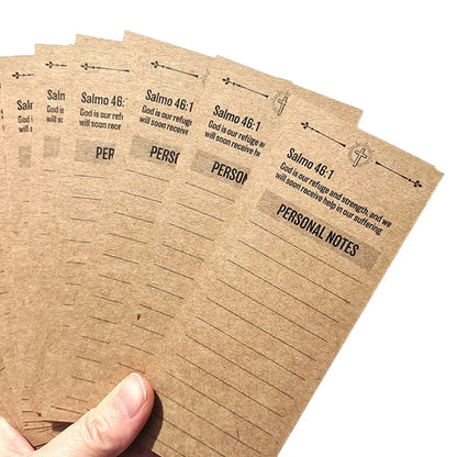50 Pcs Bible Verse Bookmarks With Emergency Numbers – Christian Gift For Church Welcome