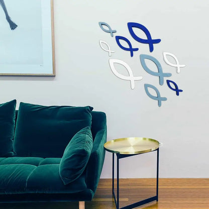 Wooden Fish Wall Art decor