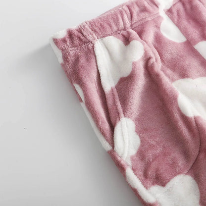 Pajama Pants Plush Sleep Pants Soft