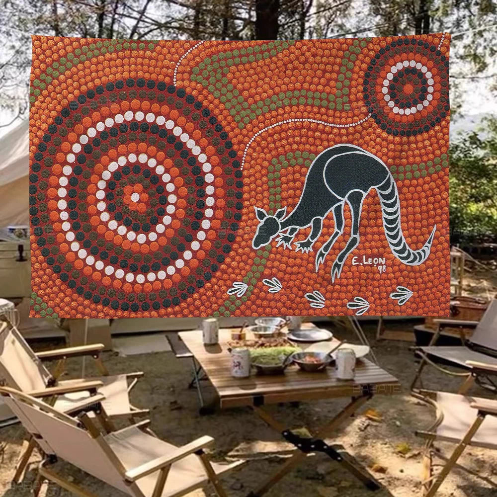 Australian Aboriginal Hanging Flag Polyester Printed Banner