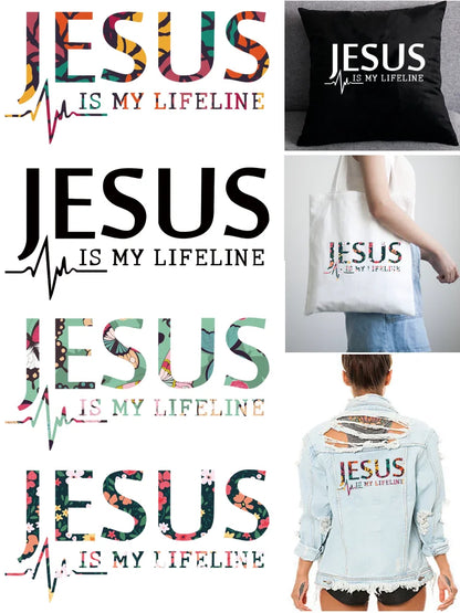 JESUS IS MY LIFELINE Patches