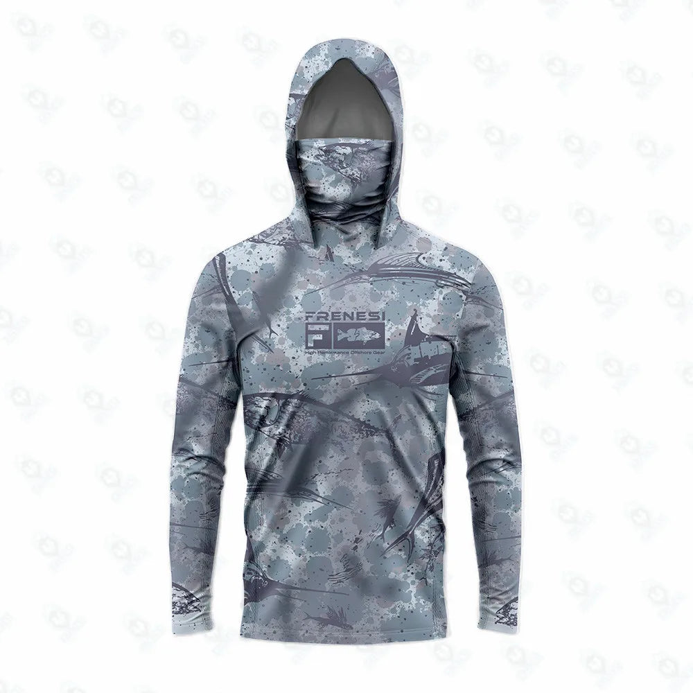 Fishing Shirts Men Sun Protection Hoodie