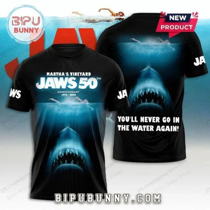 Men's And Women's 3D Pr, Fashionable Shark T-shirt,
