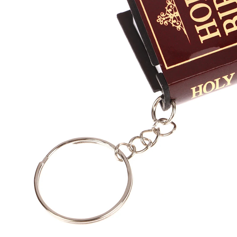 Mini Bible Keychain Book Pendant