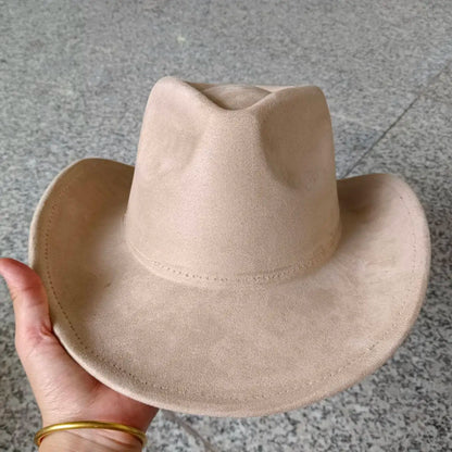 Suede cowboy hat