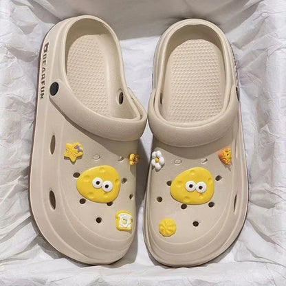 Women's rubber shoes like crocs