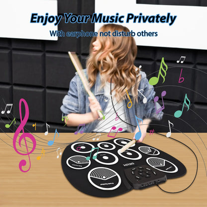 Electronic Drum Set Hand Roll