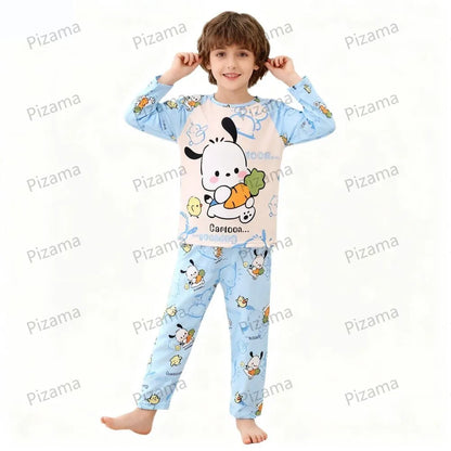 Girls Pajamas Sets Sleepwear Hello Kitty