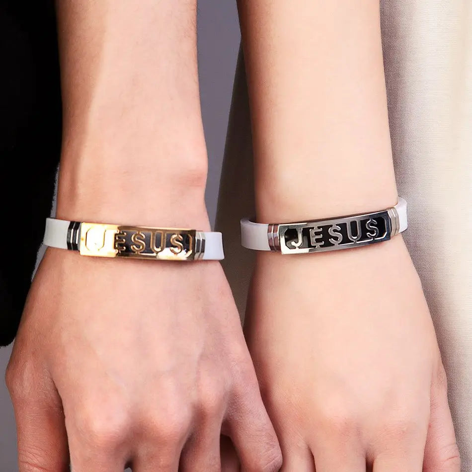 JESUS Silicone Bracelets JESUS LOVES YOU